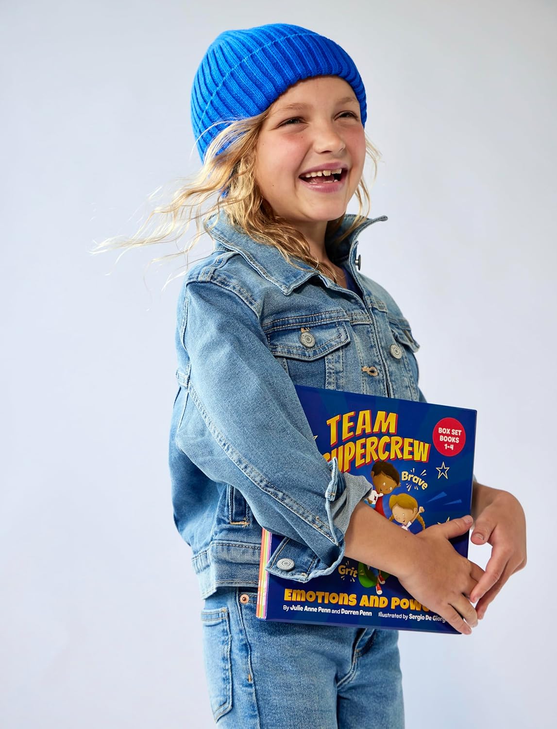 Team Supercrew - Emotions and Powers - 4 Book Box Set (books 1-4): Help kids through big emotions (anger, fear, frustration, sadness). Discover the power to be brave, be kind, be calm, and have grit!